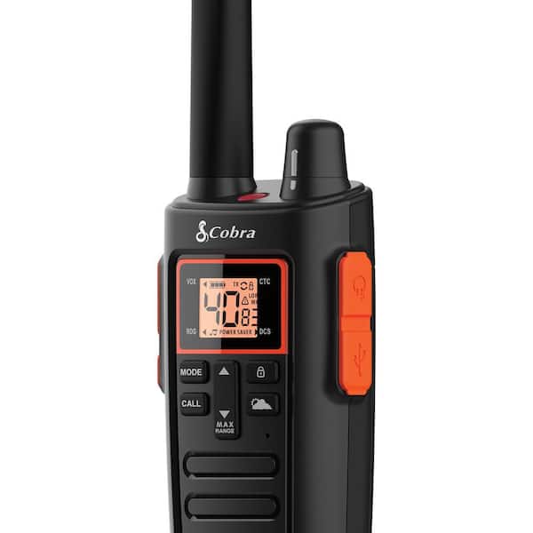 FRS 2-Way Radios in Black (2-Pack)