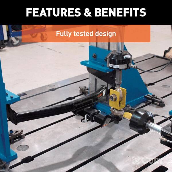 Class 1 Fixed-Tongue Trailer Hitch with 3/4