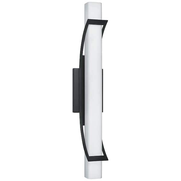 Blade 26 in. Earth Black Integrated LED Vanity Light