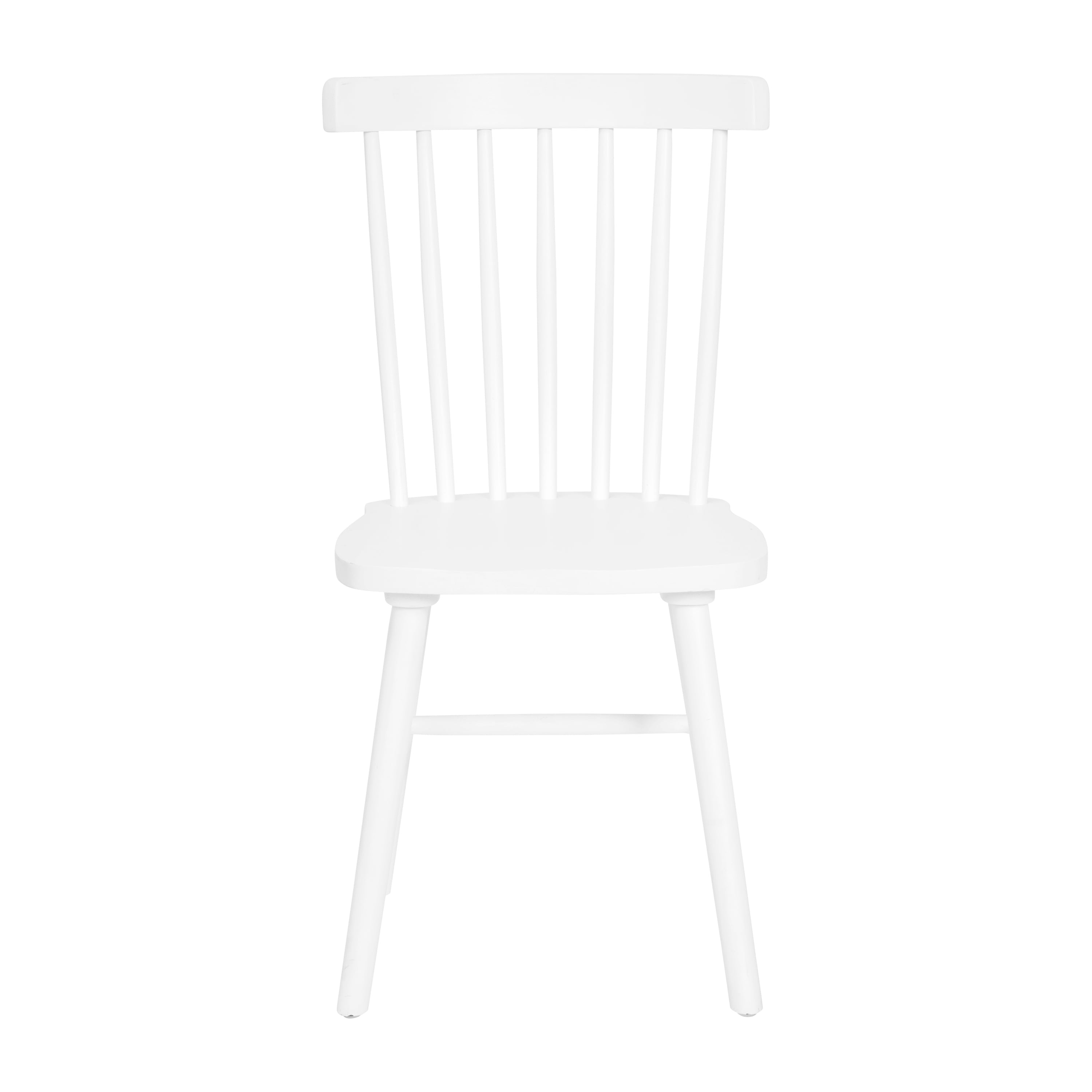 Flash Furniture Ingrid Wood Restaurant Chair, White