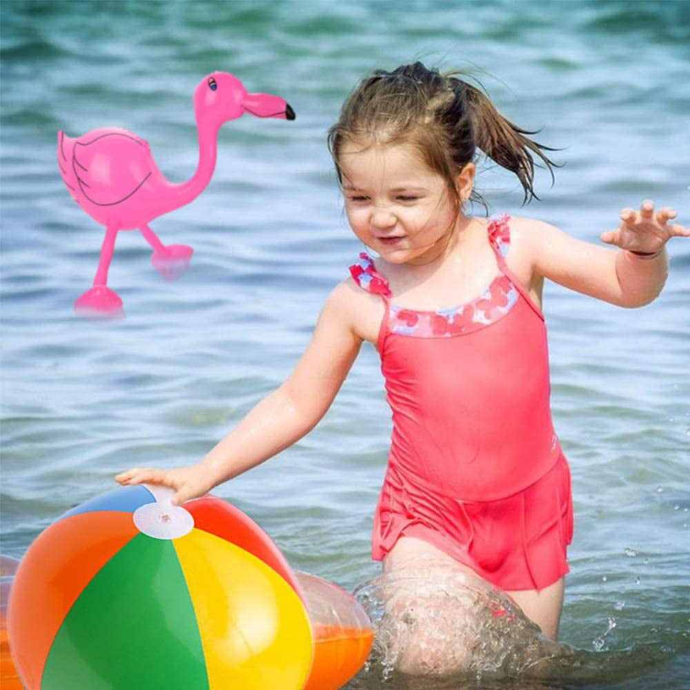 Ucradle Pool Blaster Swimming Pool Raft Float Inflatables Toy with Beach Balls, 9 Pack