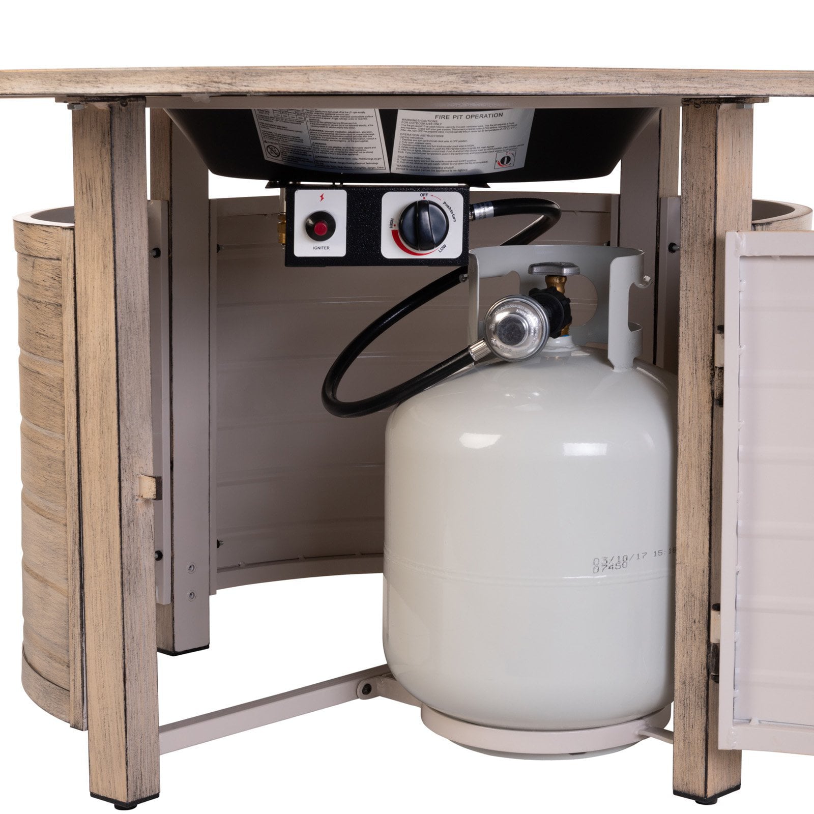 Fire Sense Thatcher 42 in. Fire Pit