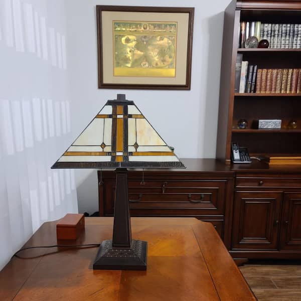 22.5 in. Tiffany Style Mission Table Lamp