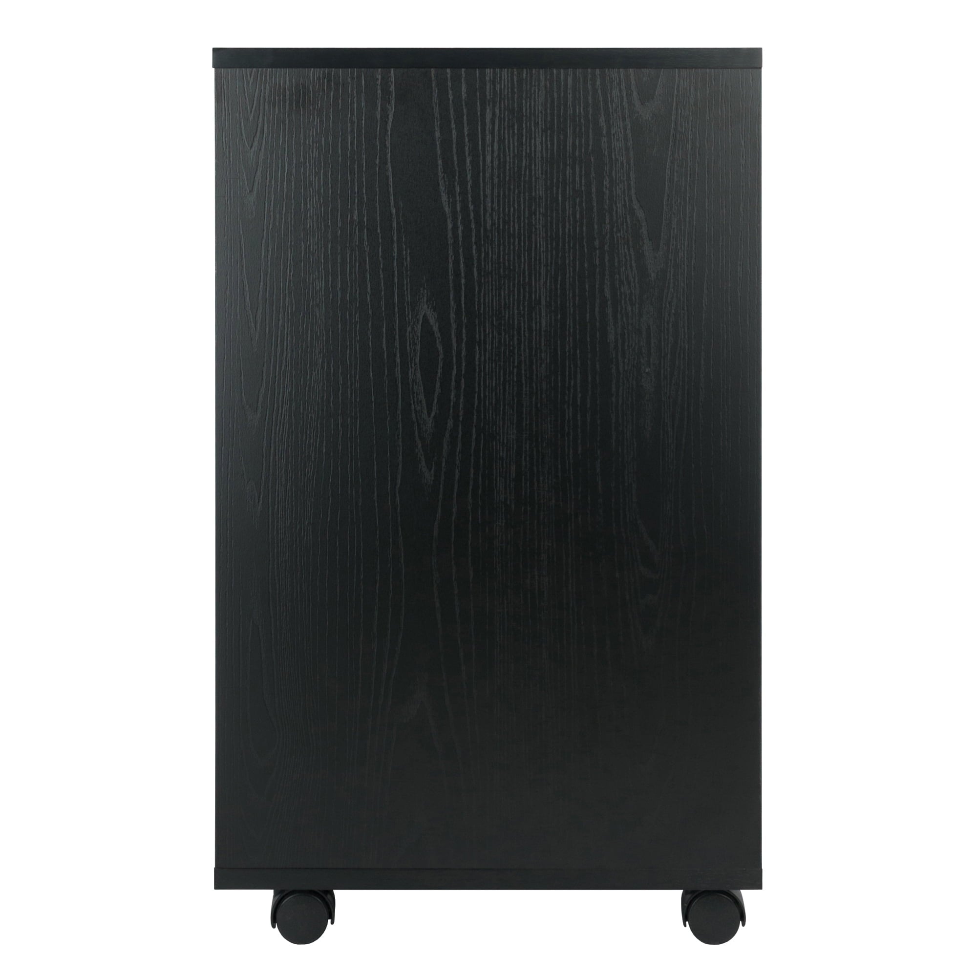 Winsome Wood Halifax 5-Drawer Mobile Cabinet, Black Finish