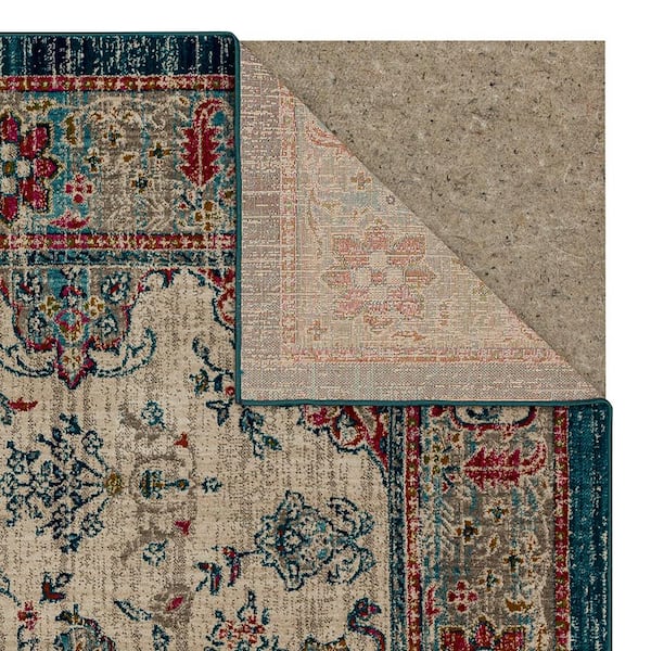 Fitzgerald Oyster 8 ft. x 10 ft. Abstract Area Rug