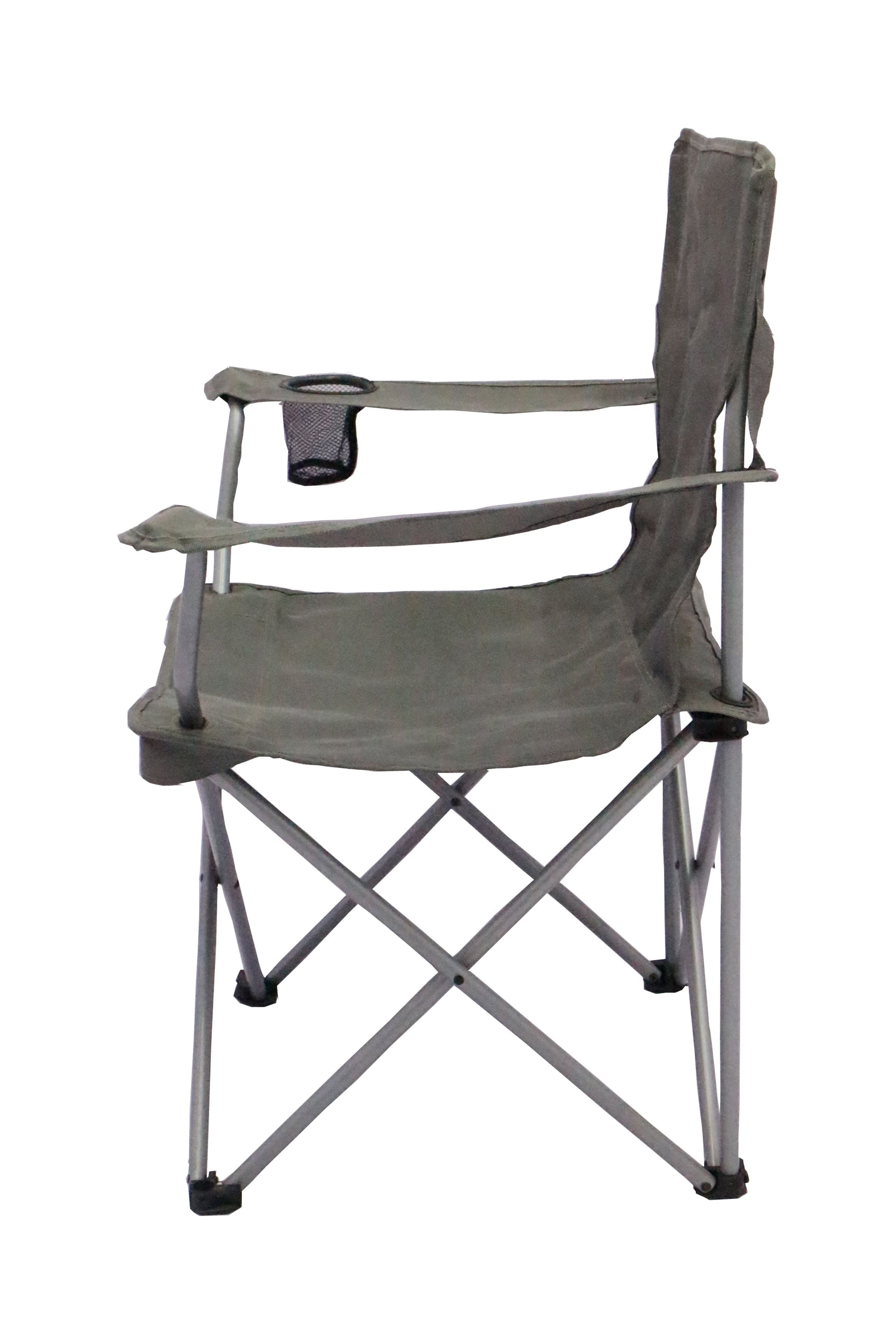 Ozark Trail Classic Folding Camp Chairs, with Mesh Cup Holder,Set of 4, 32.10 x 19.10 x 32.10 Inches
