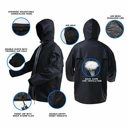 Rain Suits for Men Waterproof Heavy Duty Foul Weather  Assorted Colors , Sizes