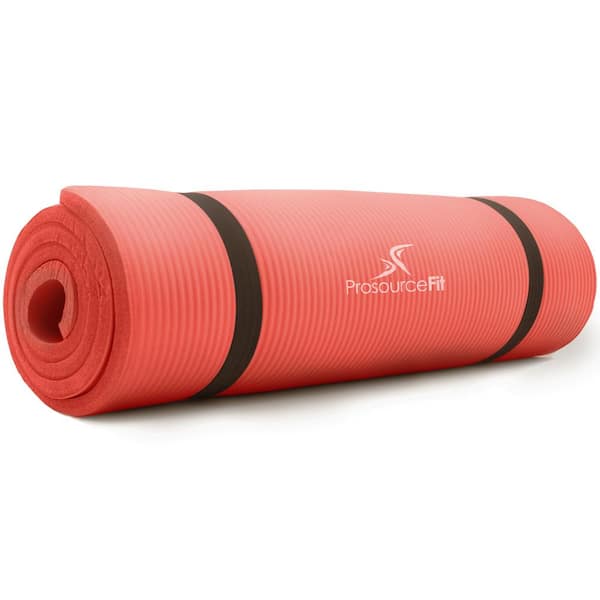 All Purpose Red 71 in. L x 24 in. W x 0.5 in. T Thick Yoga and Pilates Exercise Mat Non Slip (11.83 sq. ft.)