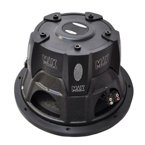 12" 1600W 4 Ohm Dual Black Car Subwoofer Speaker NonPressed Foam Edge Paper Cone