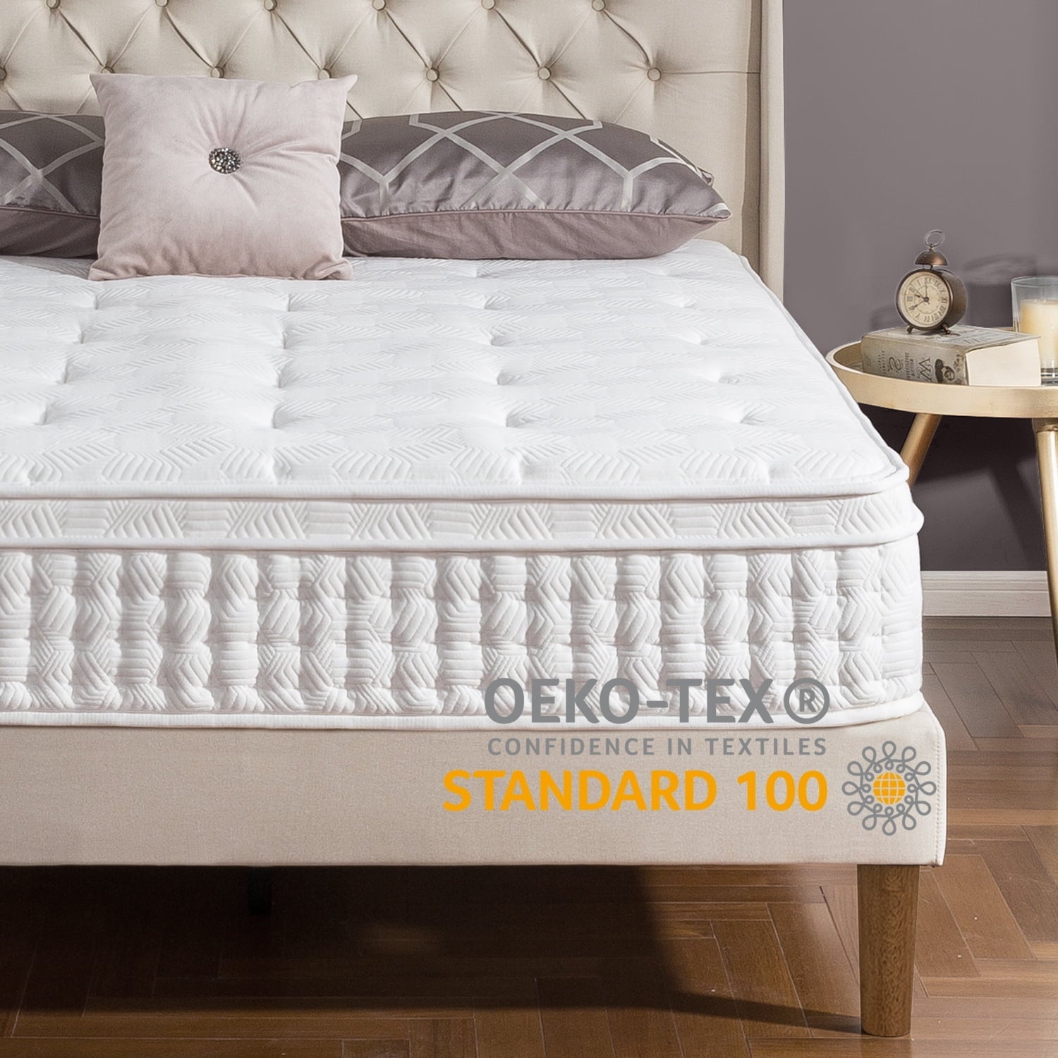 Euro Top 12¡± Hybrid of Comfort Foam and Pocket Spring Mattress, Queen