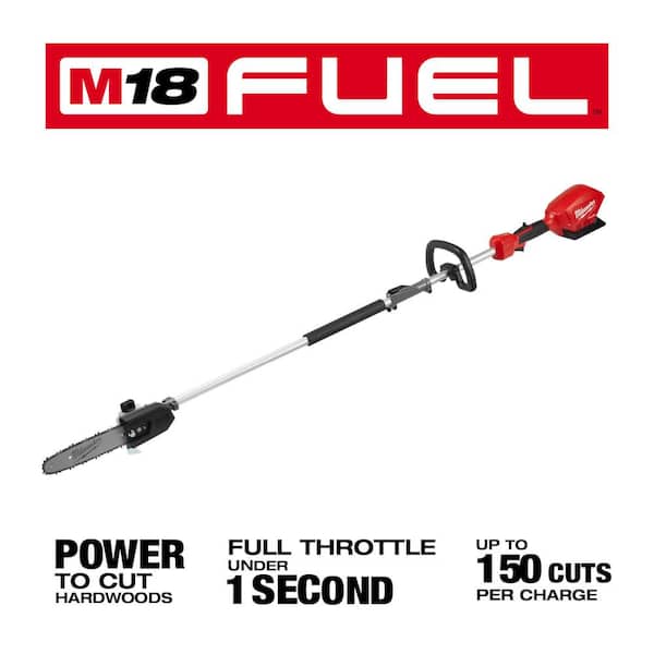 M18 FUEL 10 in. 18-Volt Lithium-Ion Brushless Cordless Pole Saw with Attachment Capability (Tool-Only)