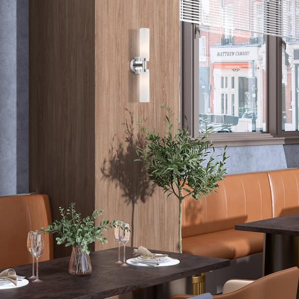 Aspen 2 Light Polished Chrome ADA Bath Vanity