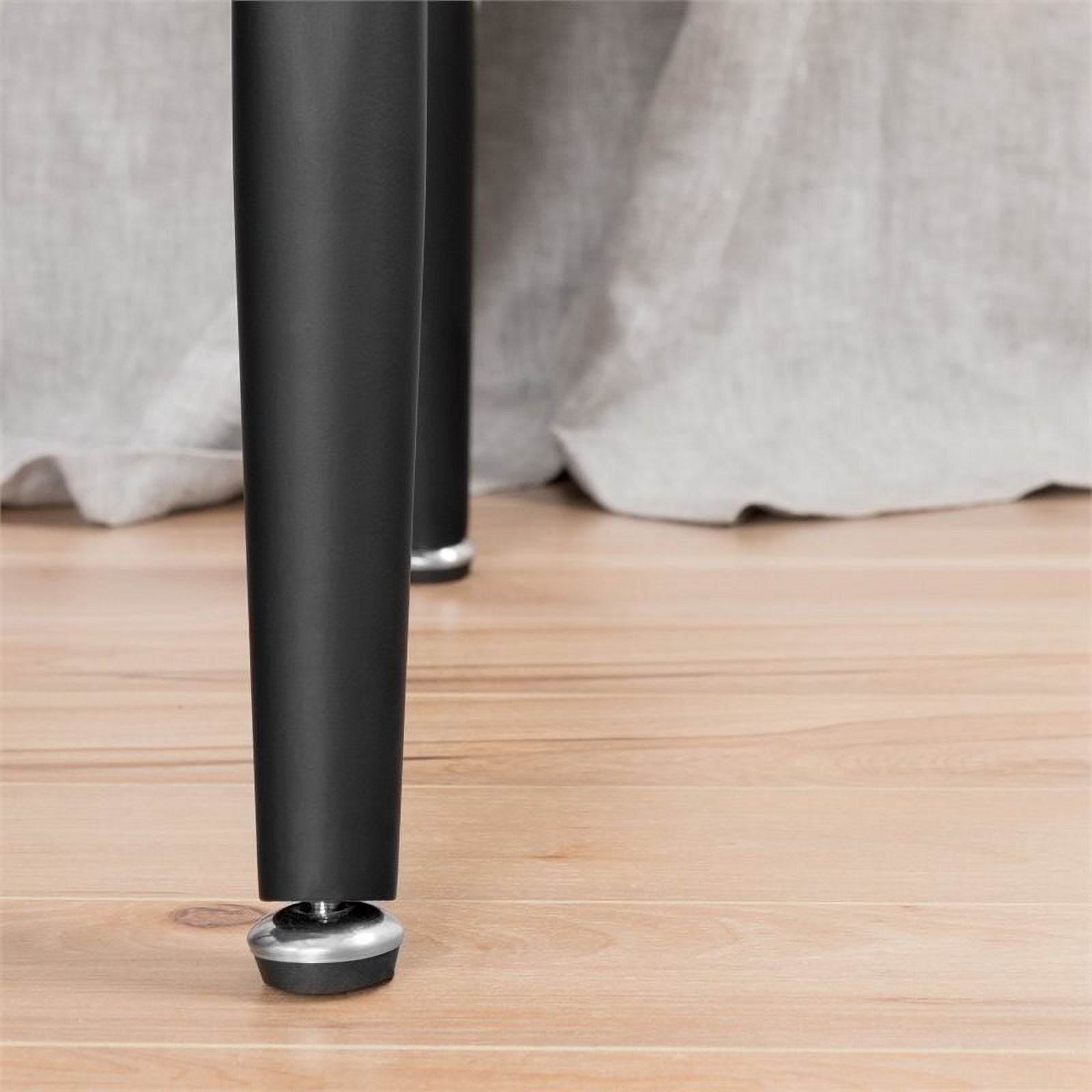 Trent Home Industrial Wood Top Faux Concrete Coffee Table in Gray and Black