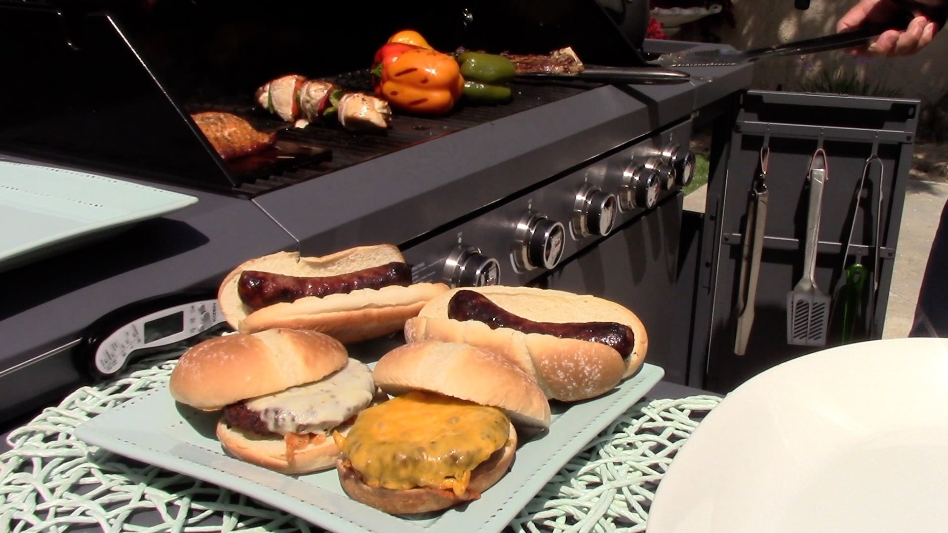 Rustler2 Six(6) Burner Propane Gas Grill Center & Kitchen Island by Brand-Man Grills