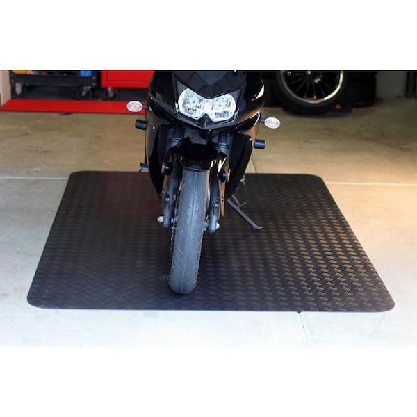 5 ft. x 7 ft. Black Commercial/Residential Rubber Garage Matting