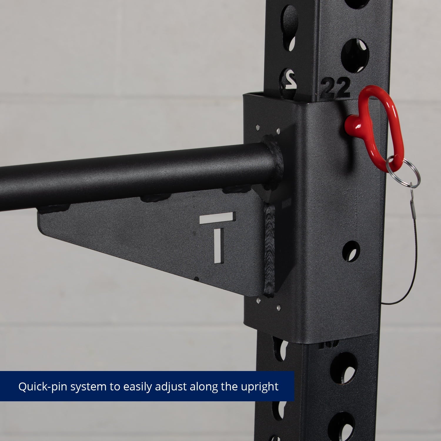 Titan Fitness Rack Mounted Youth Pull Up Bar T-3, X-3, and TITAN Series Power Racks