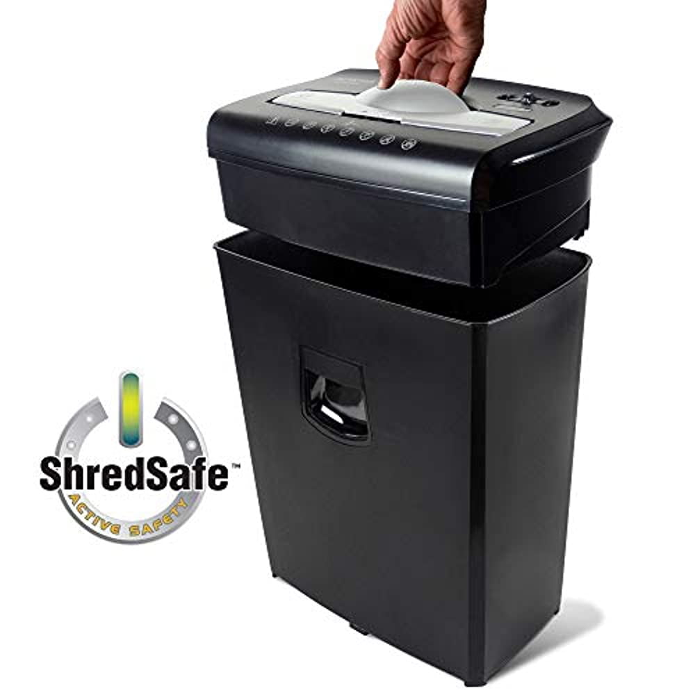 6-Sheet High-Security and Micro-Cut Paper Credit Card Shredder