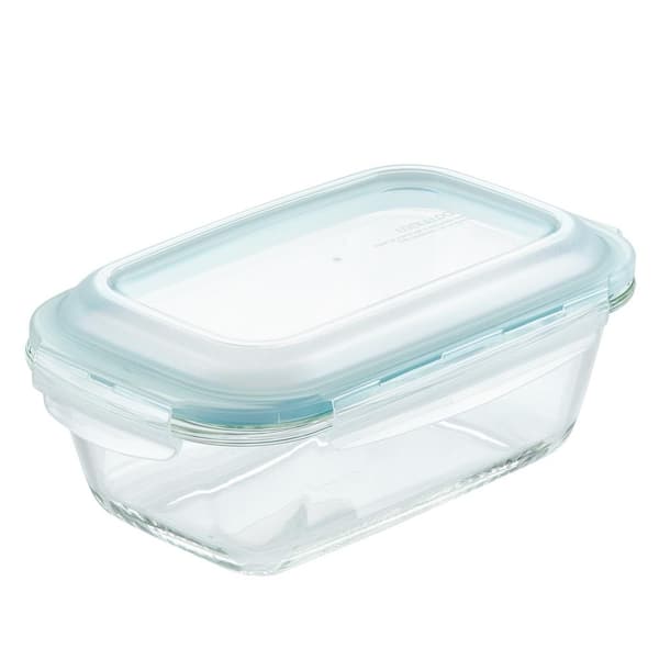 Performance Glass 8.5 in. x 5.5 in. Bread Baking and Loaf Pan with Lid