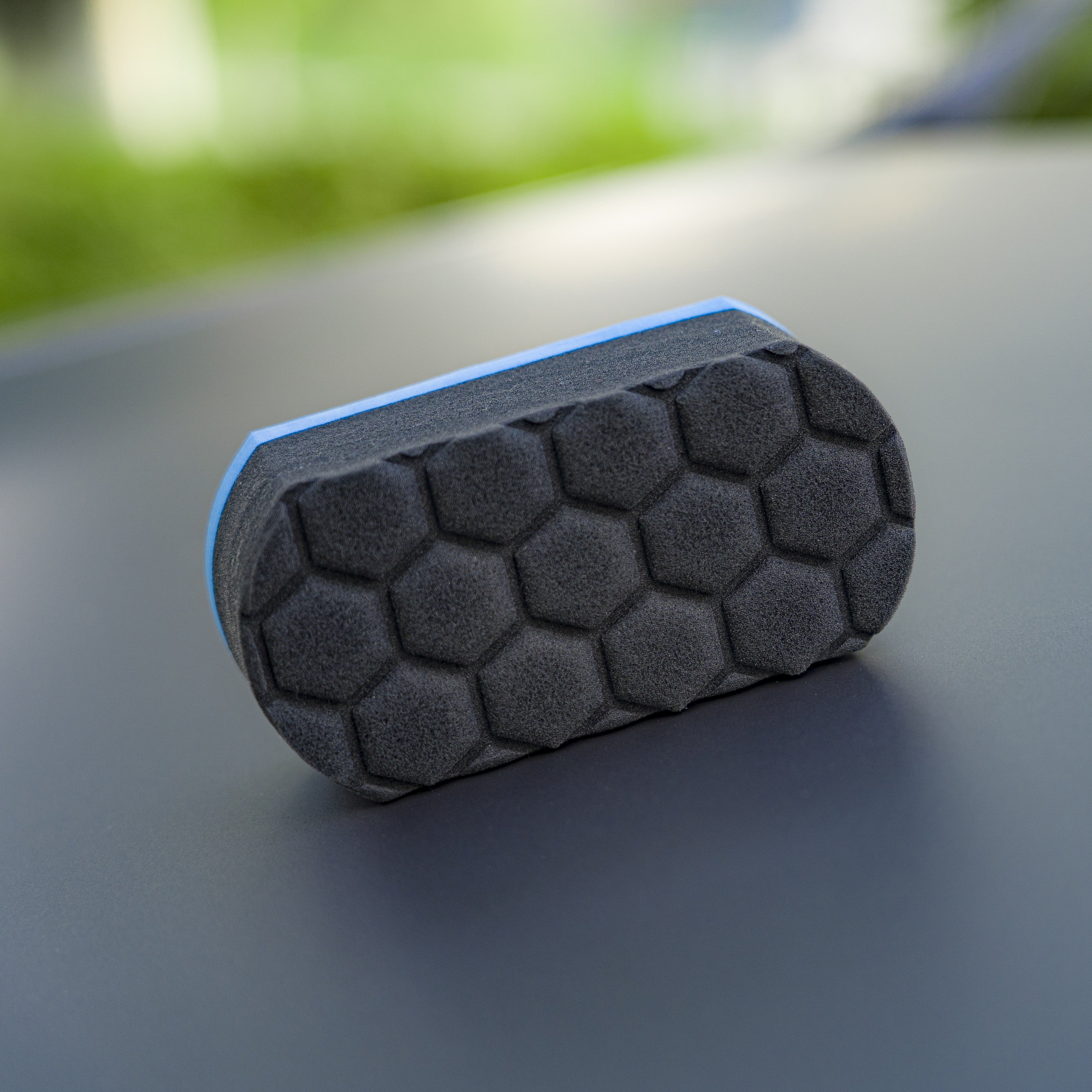 Tire Hex Grip Applicator - Tire Shine Car Detailing Foam Sponge Tool | Car Cleaning Supplies After Car Wash Tire Cleaner | for Vinyl Rubber & Trim Accessories | Wheel Cleaner Rim (2 Pack)