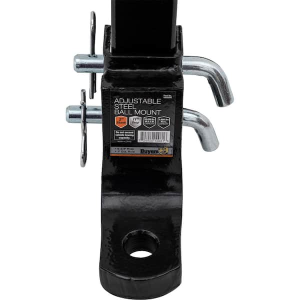 4-Position 2 in. Solid Shank Adjustable Ball Mount