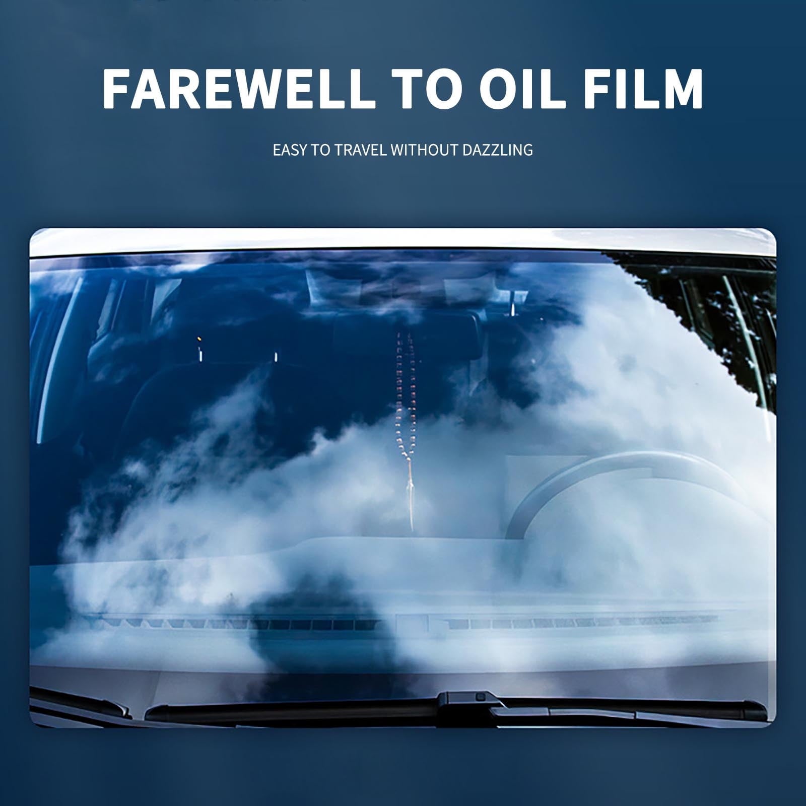 Popular Car Oil Film Cleaning Emulsion, Windshield Oil Film Stain Removal, Wiper Oil Film Cleaning Agent 150ml