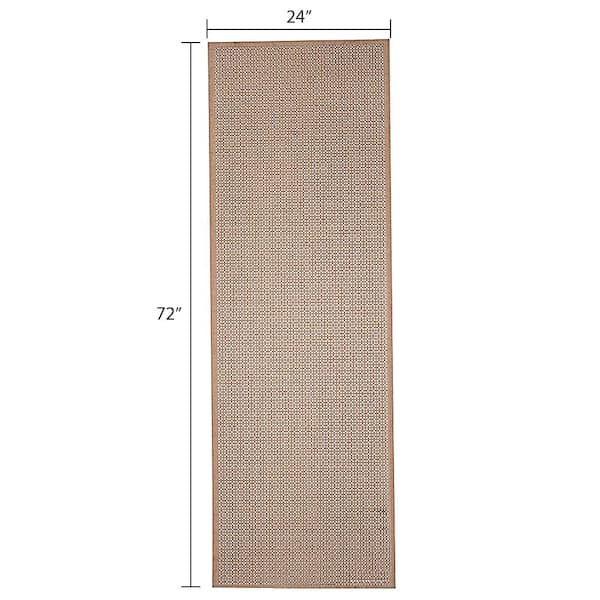 72 in. x 24 in. x 1/8 in. Unfinished Square and Mini Circle Decorative Perforated Paintable MDF Screening Panel Insert