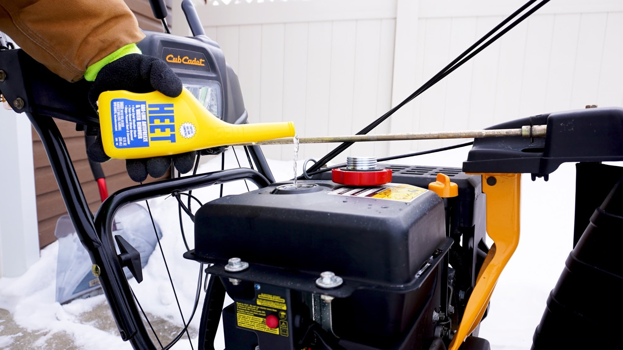 HEET Gas-Line Antifreeze and Water Remover, 12 fl. oz. (28201)