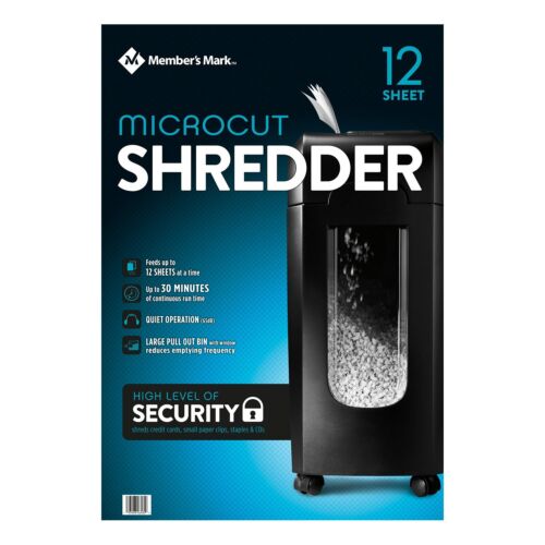 Member's Mark 12-Sheet Micro-Cut Shredder