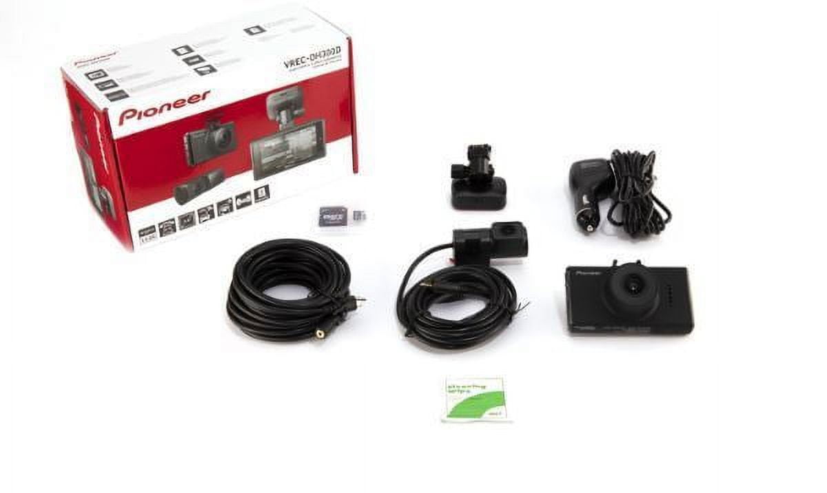 Pioneer VREC-DH300D 2-Channel Dual Recording 1440p WQHD (Wide Quad HD) Dash Camera System