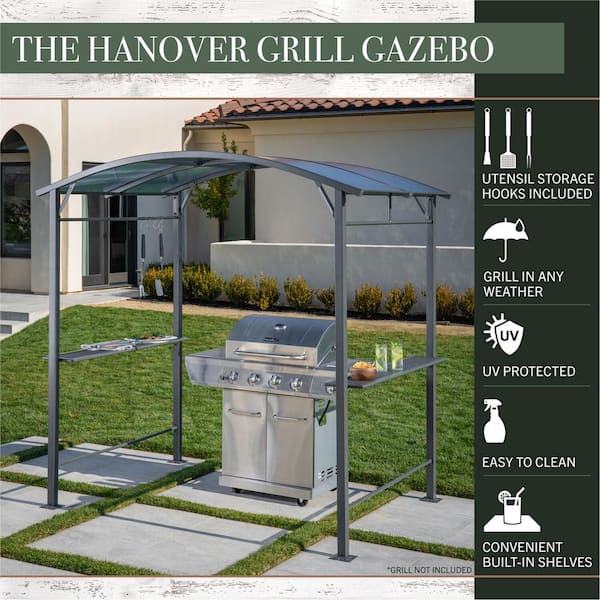 4.9 ft. x 7.5 ft. Grill Gazebo