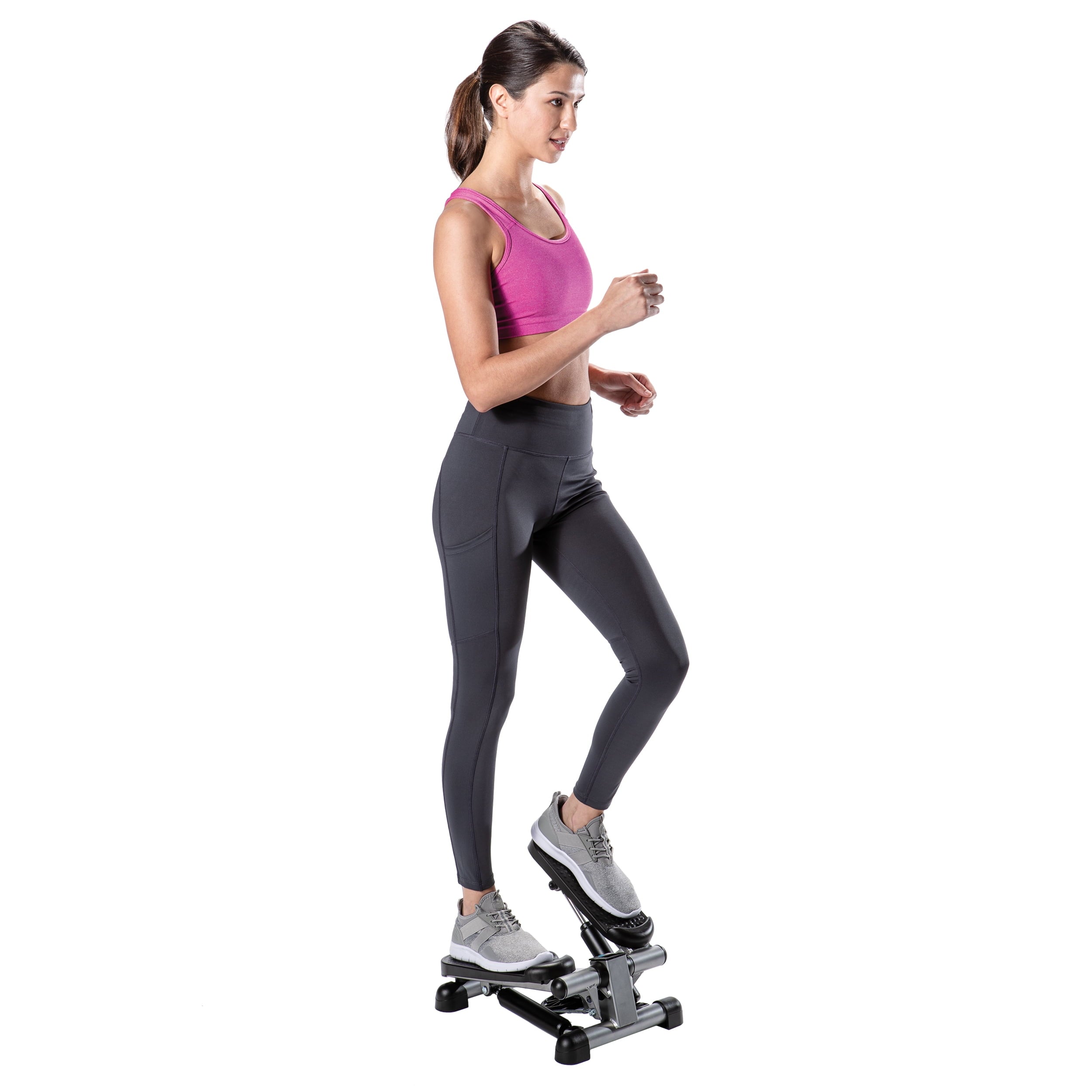 Stamina Mini Stepper with Monitor - Low Impact Black and Gray Stepper- Great Design for at Home Workouts - Step Machines