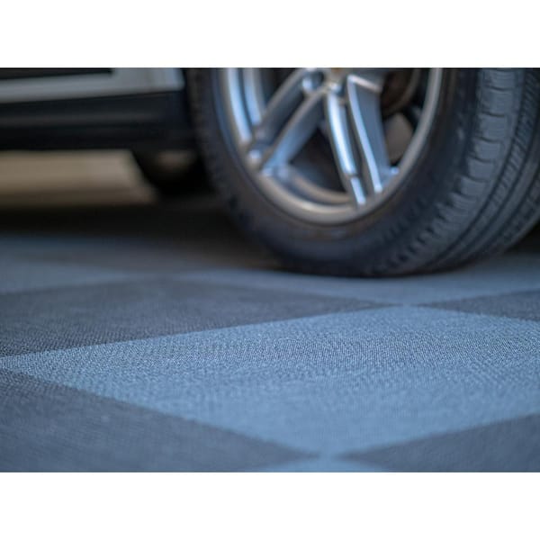 24 in. x 24 in. Slate Gray High-Performance Polyester Garage and Home Gym Flooring Tiles (18 Tiles/72 sq. ft./case)