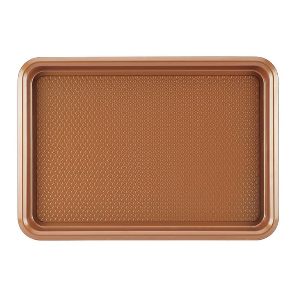 Bakeware Nonstick Cookie Pan, 10-Inch x 15-Inch, Copper