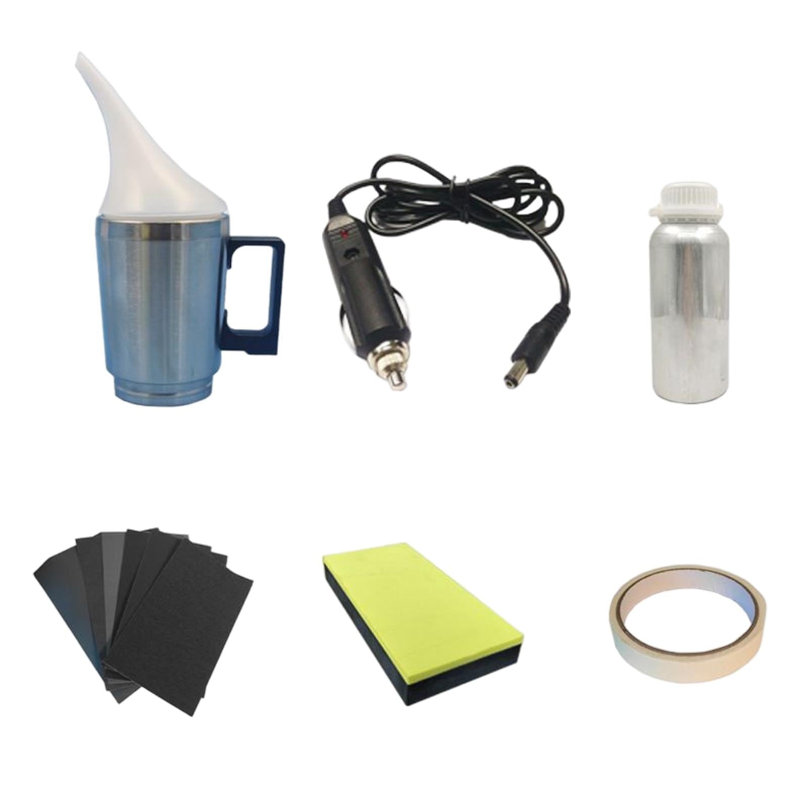 Vehicle Headlight Lens Repair Tool 100ml Repair Agent Polishing Tape Headlights