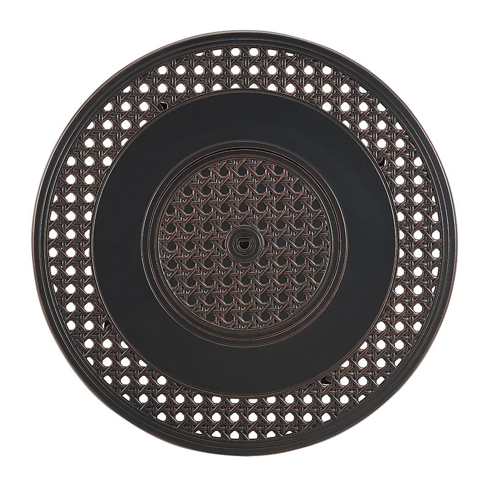 Fire Sense Franklin 33.9 in. Propane Fire Pit