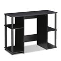 Furinno JAYA Compact Computer Study Desk, French Oak Grey/Black