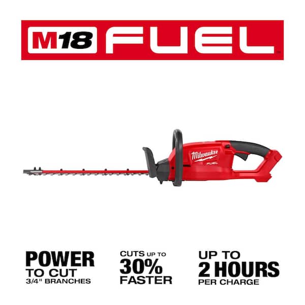 M18 FUEL 18 in. 18V Lithium-Ion Brushless Cordless Hedge Trimmer with M18 FUEL 8 in. HATCHET Pruning Saw (2-Tool)