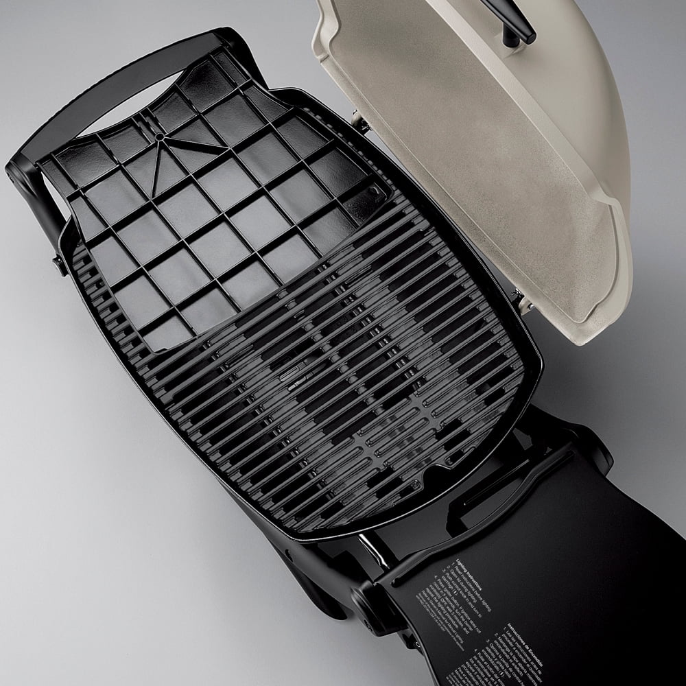 Q 2200 1-Burner Portable Gas Grill, Titanium