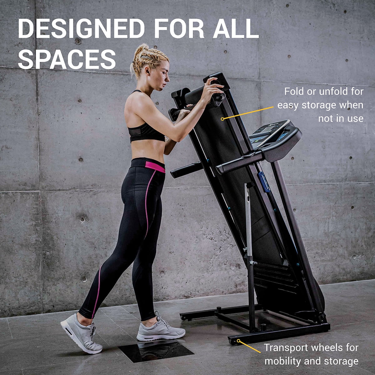 XTERRA Fitness TR200 Folding Treadmill: Xtrasoft Cushioned Deck, 5.5