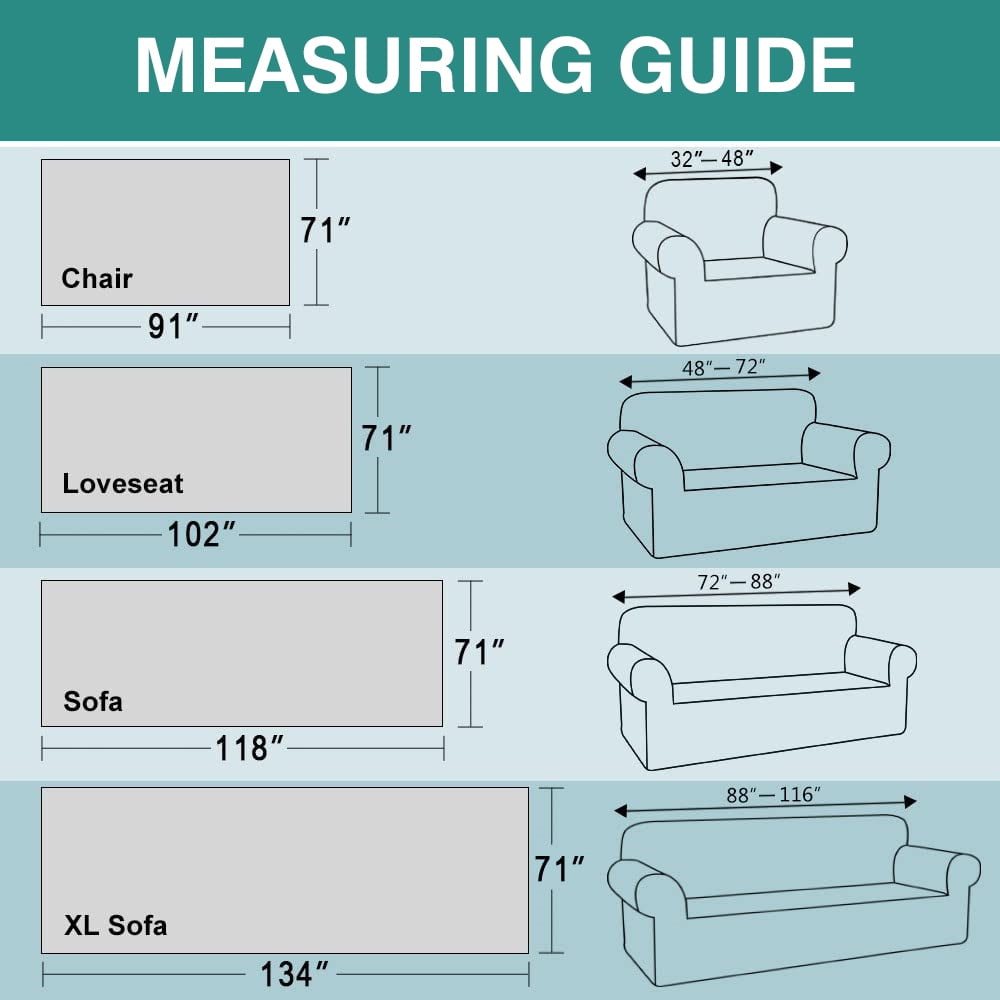 Sanmadrola Sofa Cover, Couch Covers for 3 Cushion Couch Sofa, Sectional Couch Covers for L Shaped Couch Cover, Living Room Sofa Throws Sofa Slipcovers for Pets, Kids (71