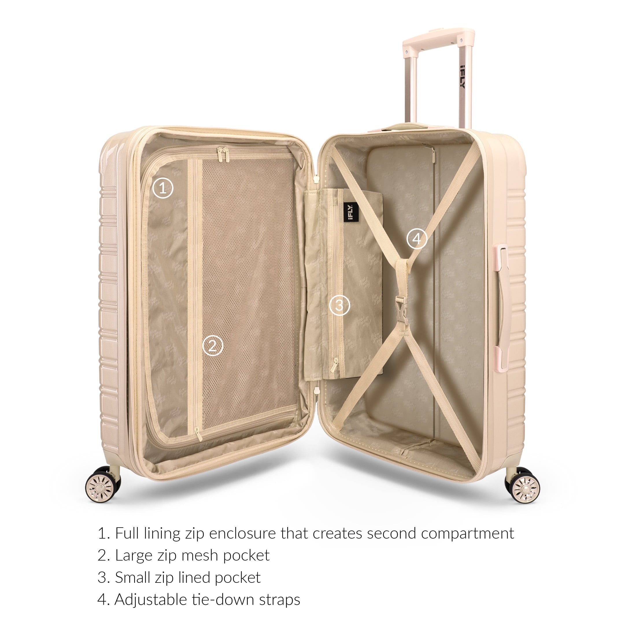 iFLY Hardside Fibertech Luggage 28