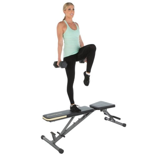 Fitness Reality Super Max 1000 Heavy-Duty Weight Bench, 12 Adjustable Backrest Positions, 800 lb Weight Capacity