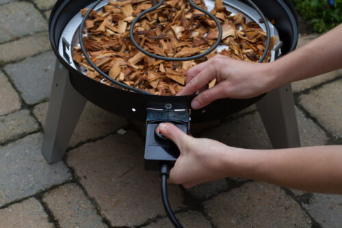2-In-1 Electric Combination Water Smoker
