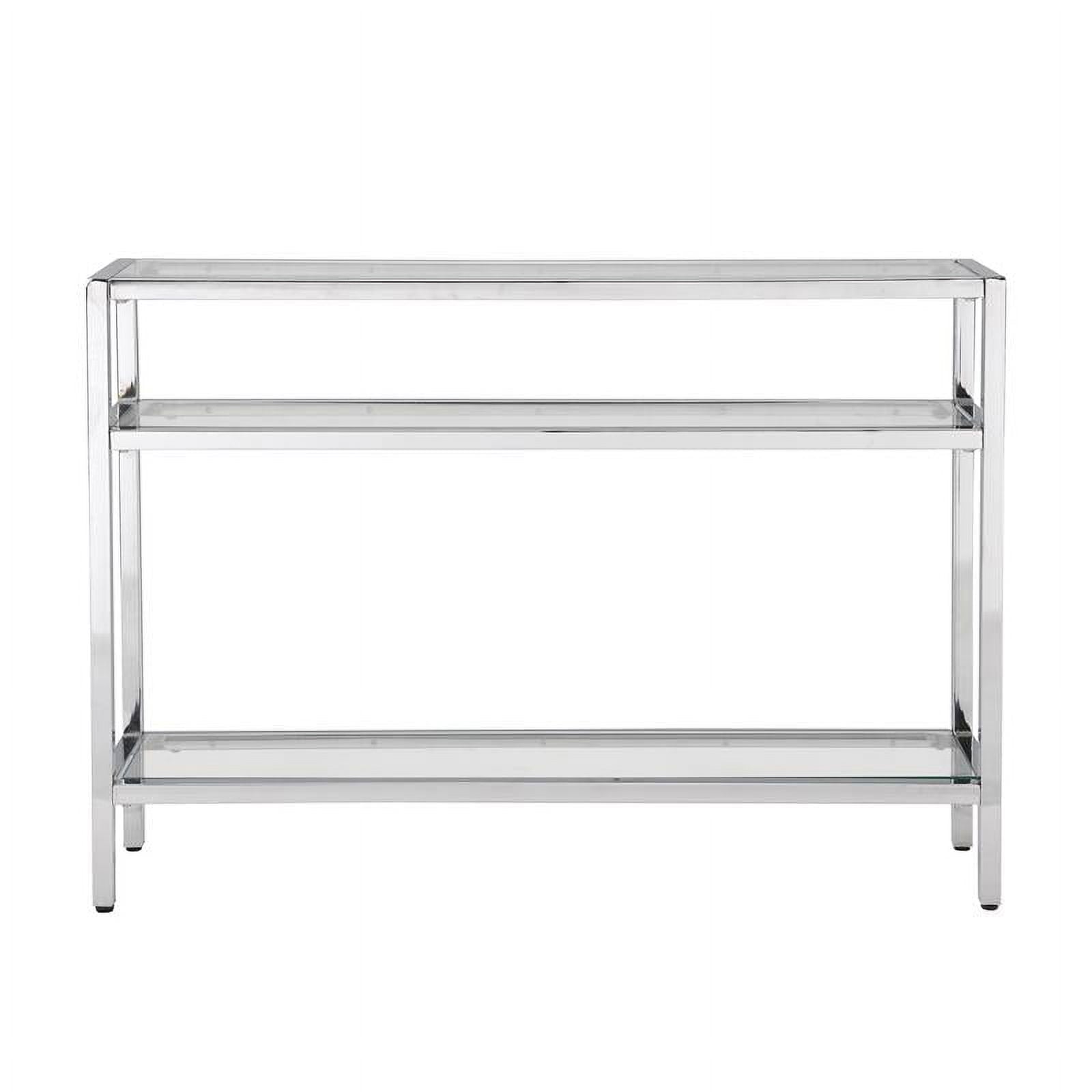Carolina Classics Chrysalis 3 Tier Chrome Console in Chrome