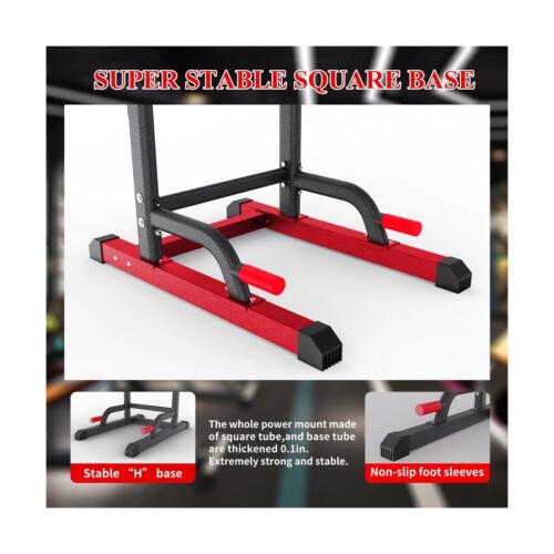 Power Tower Dip Station, Pull Up Bar Station & Multi-Function Gym Equipment F...