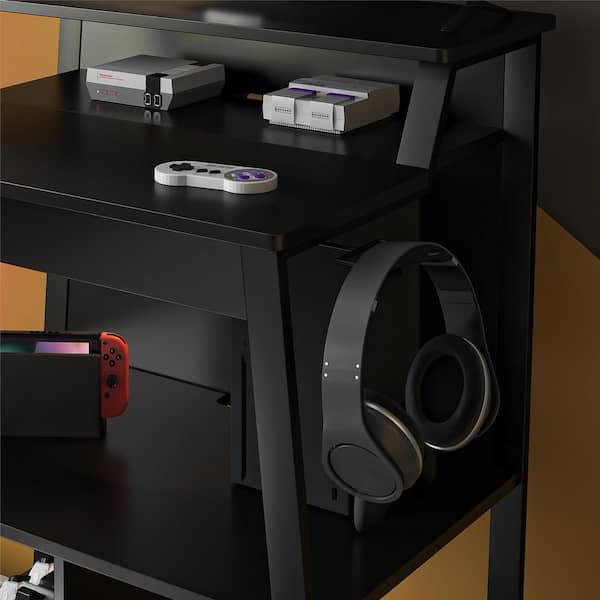 Genesis 30 in. Black Standing Gaming Desk/ Arcade Stand