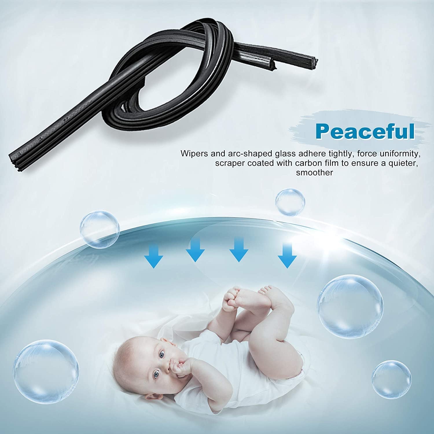 Feildoo Windshield wiper blades, 24