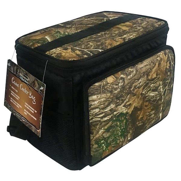 Kool Zone 12 Can Insulated Cooler Bag with Hard Liner in Realtree Edge Camo