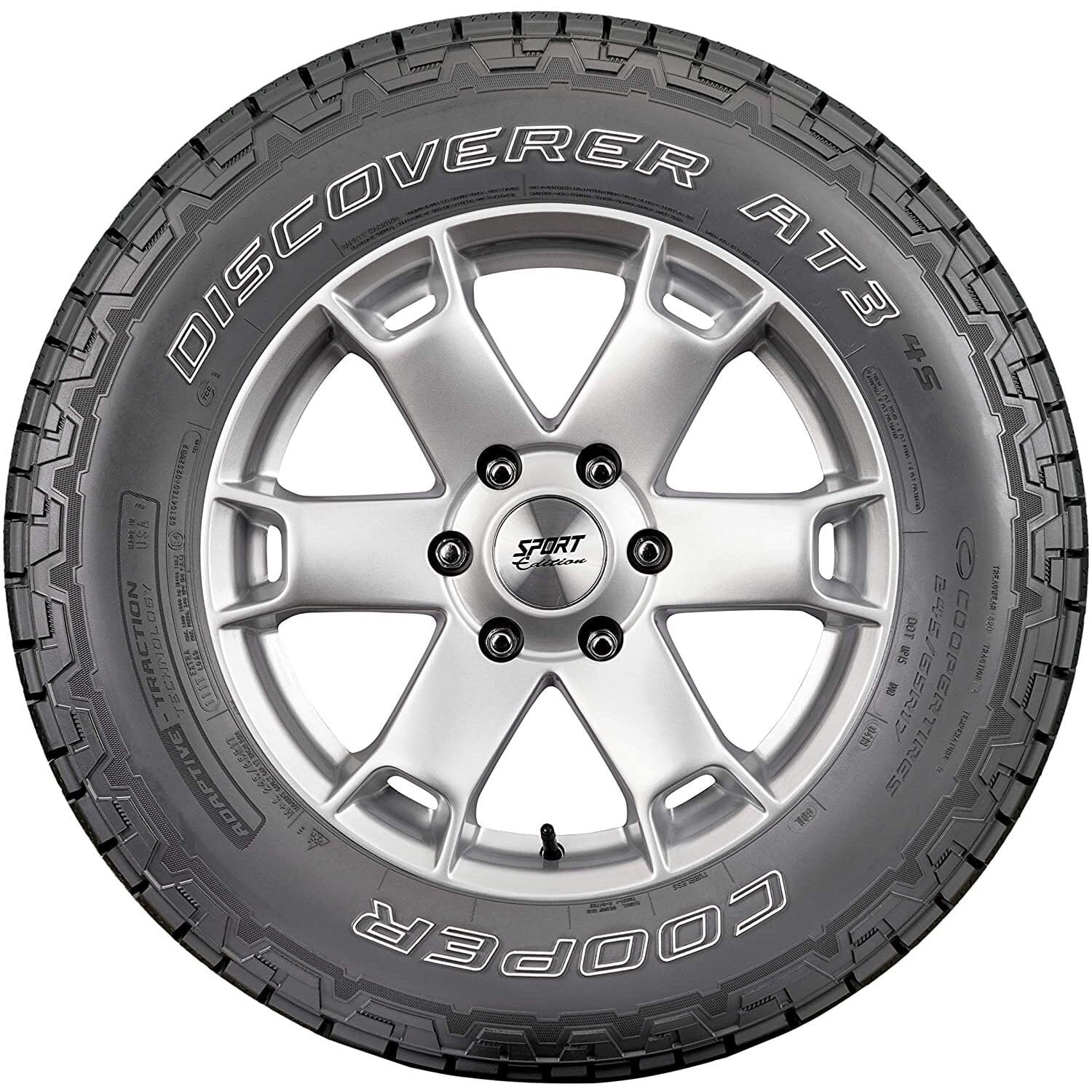 Cooper Discoverer A/T3 4S All Terrain 275/65R18 116T Light Truck Tire
