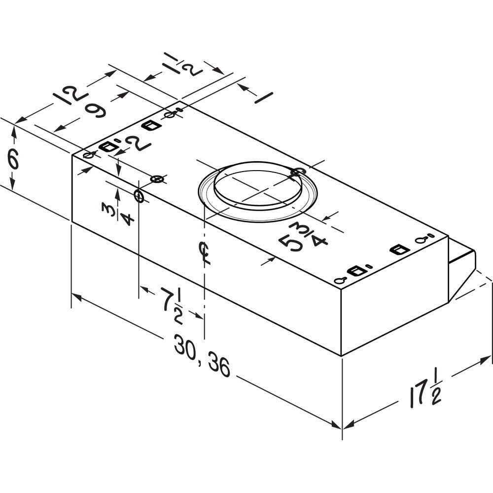 Broan 30-Inch 2-Speed Under-Cabinet Round Range Hood, Stainless Steel, 190 Cfm